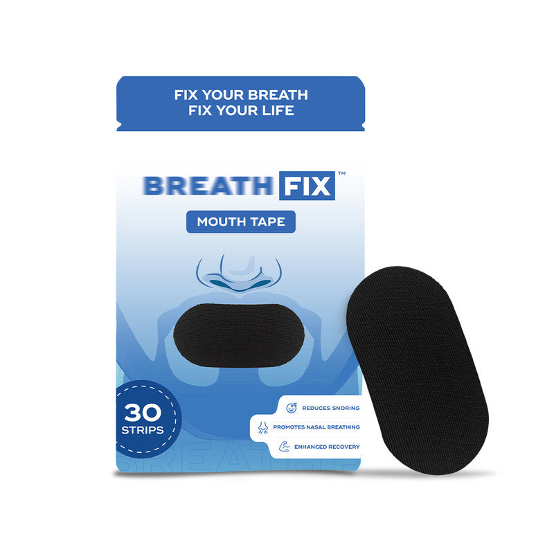 BREATH FIX Black Mouth Tape - Image 1