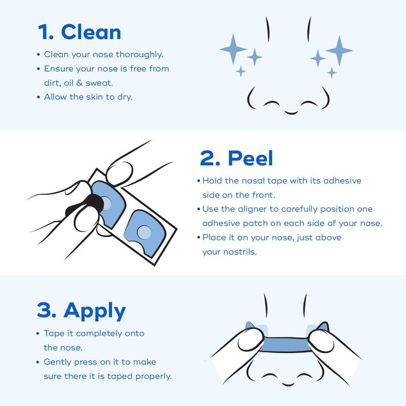 BREATH FIX Enhanced Airflow Combo – Magnetic Nasal Dilator (30 Days) + Magnetic Patches Refill (30 Days)