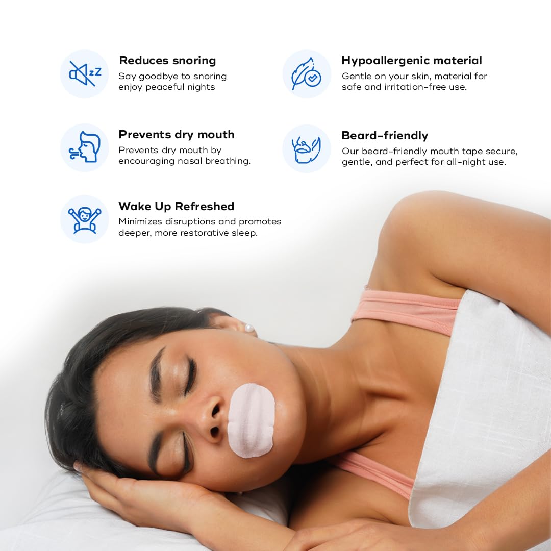 BREATH FIX Pink Mouth Tape