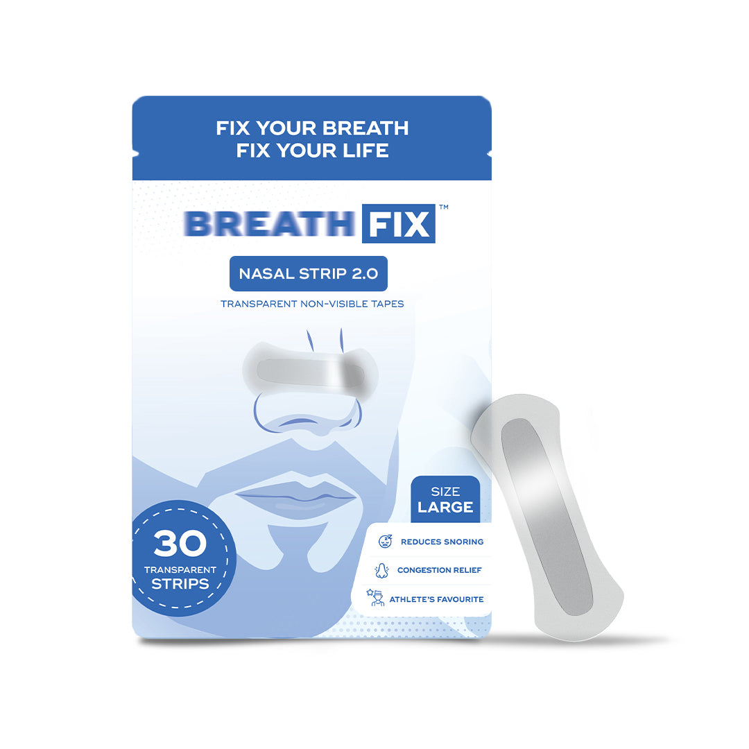 BREATH FIX Transparent Nasal Strips 2.0